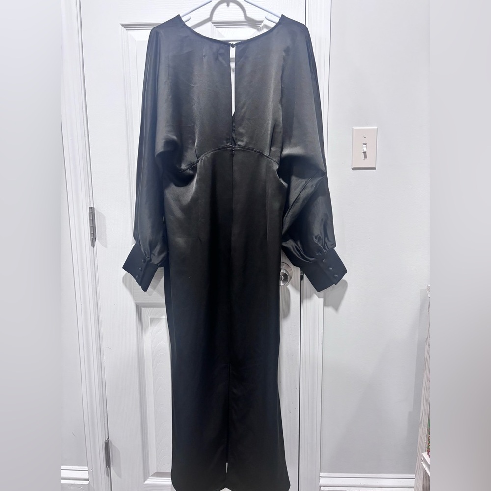 Lena Black Long Sleeve Dress - Picture 6 of 14